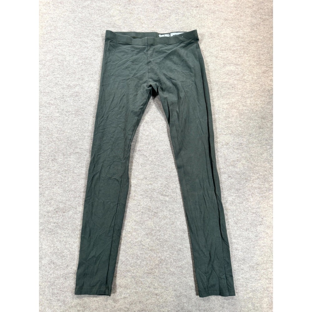 Wonder Nation Tough Cotton Leggings Girls XXL (18) Green Stretch Workout Yoga